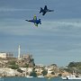 Blue Angels over Alcatraz - SF Fleet Week Air Show 2012